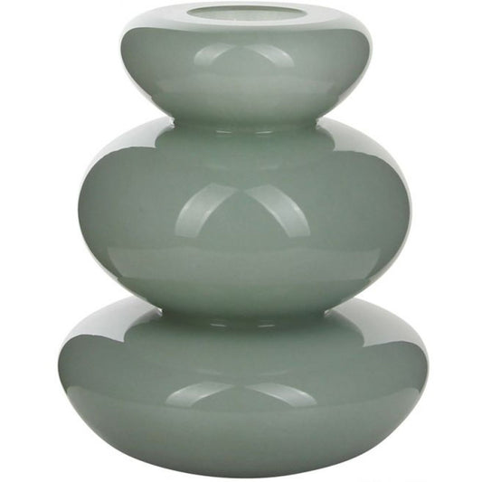 Pebble Glass Vase - Dusty Sage