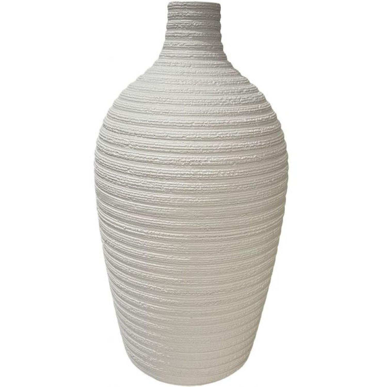 Gabriel Fiber Glass Vase - White