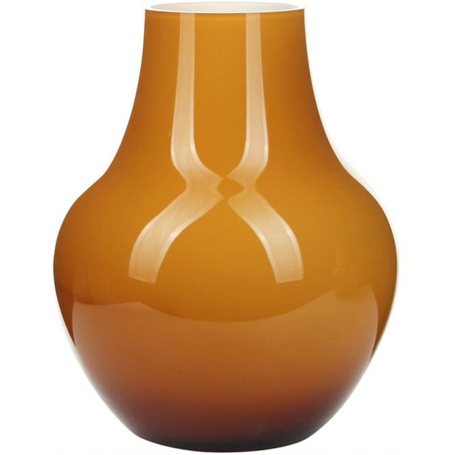 Danika Glass Vase - Amber