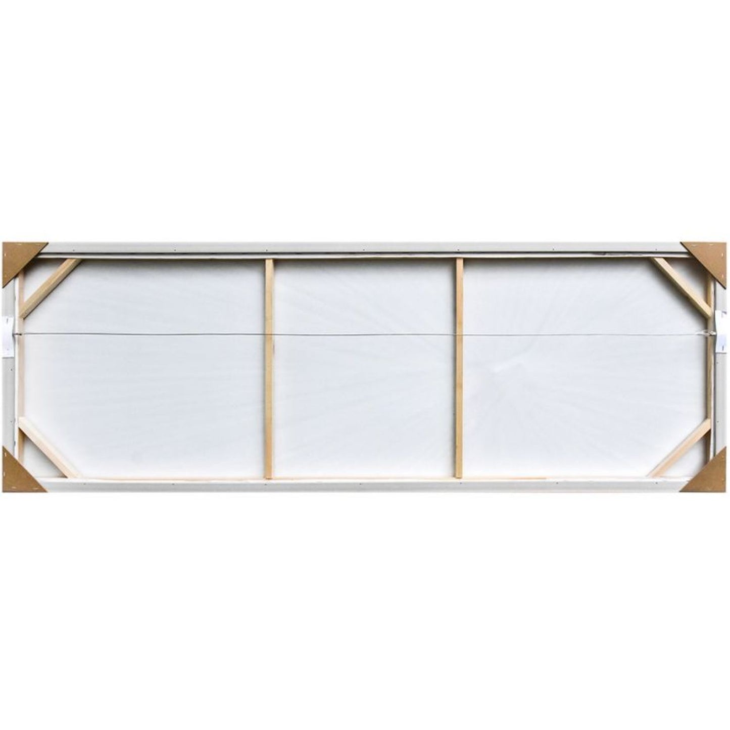 Taupe Textile Framed Art - White Frame