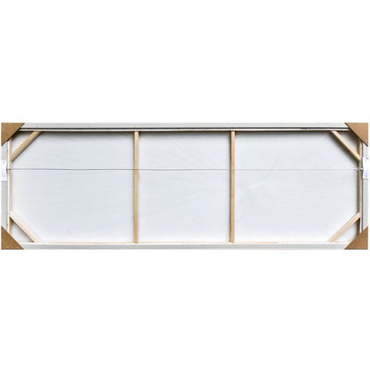 Taupe Textile Framed Art - White Frame