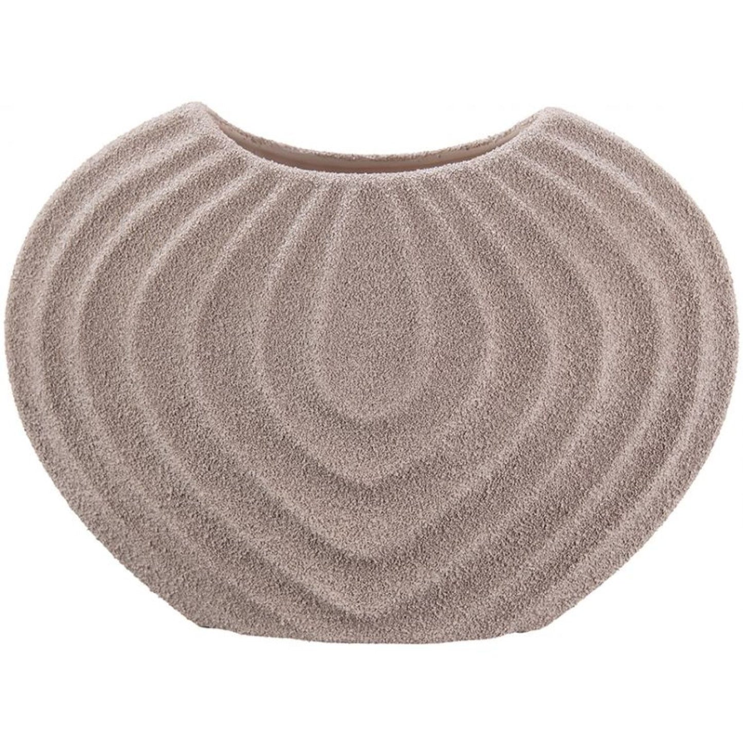 Zinnia Ceramic Vase - Dark Sand