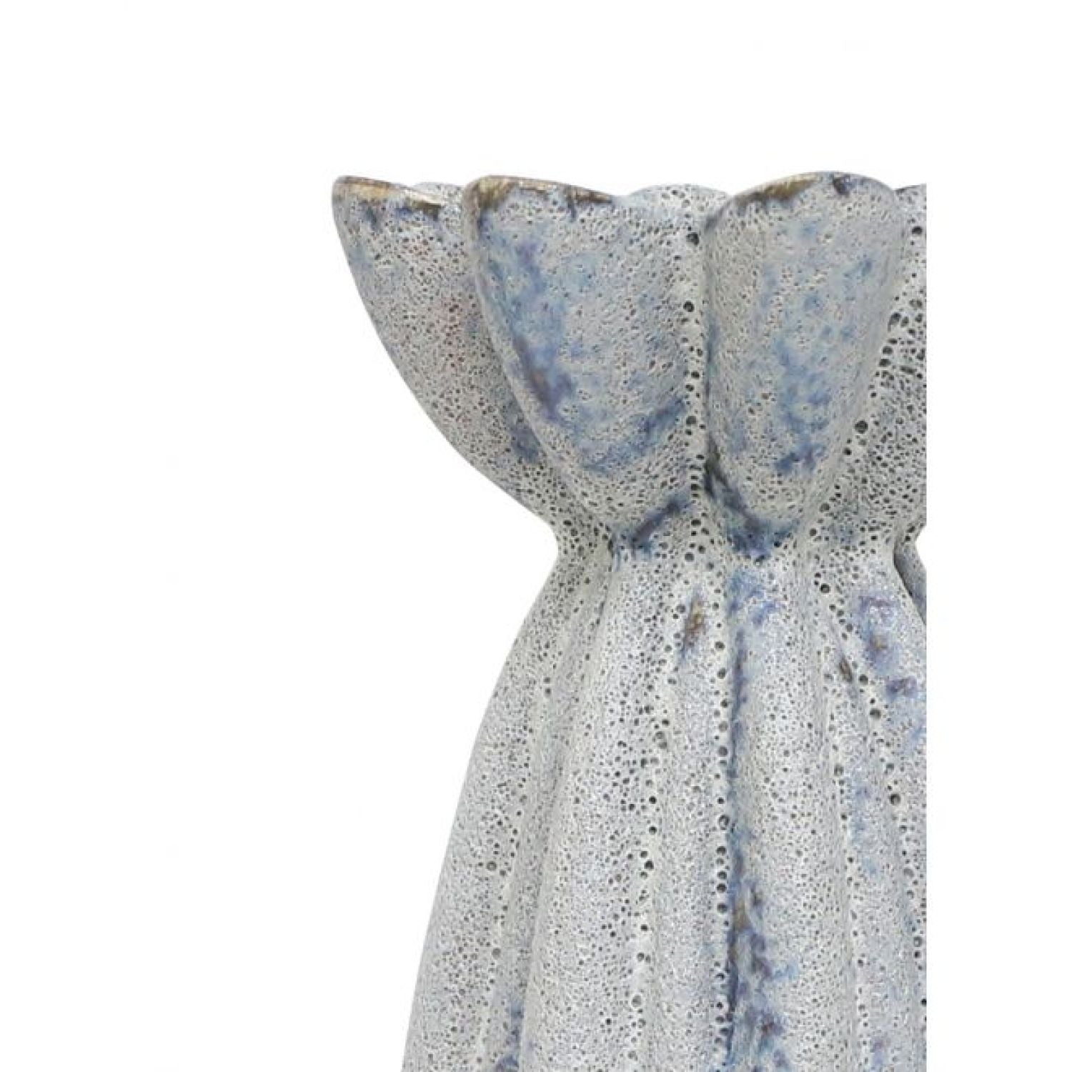 Posey Ceramic Vase - Grey/blue