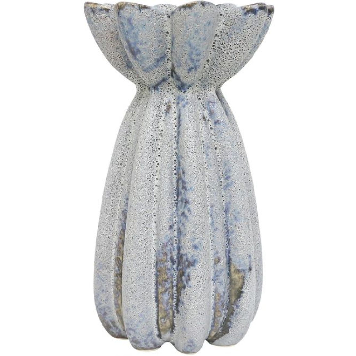 Posey Ceramic Vase - Grey/blue