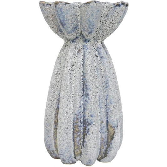 Posey Ceramic Vase - Grey/blue