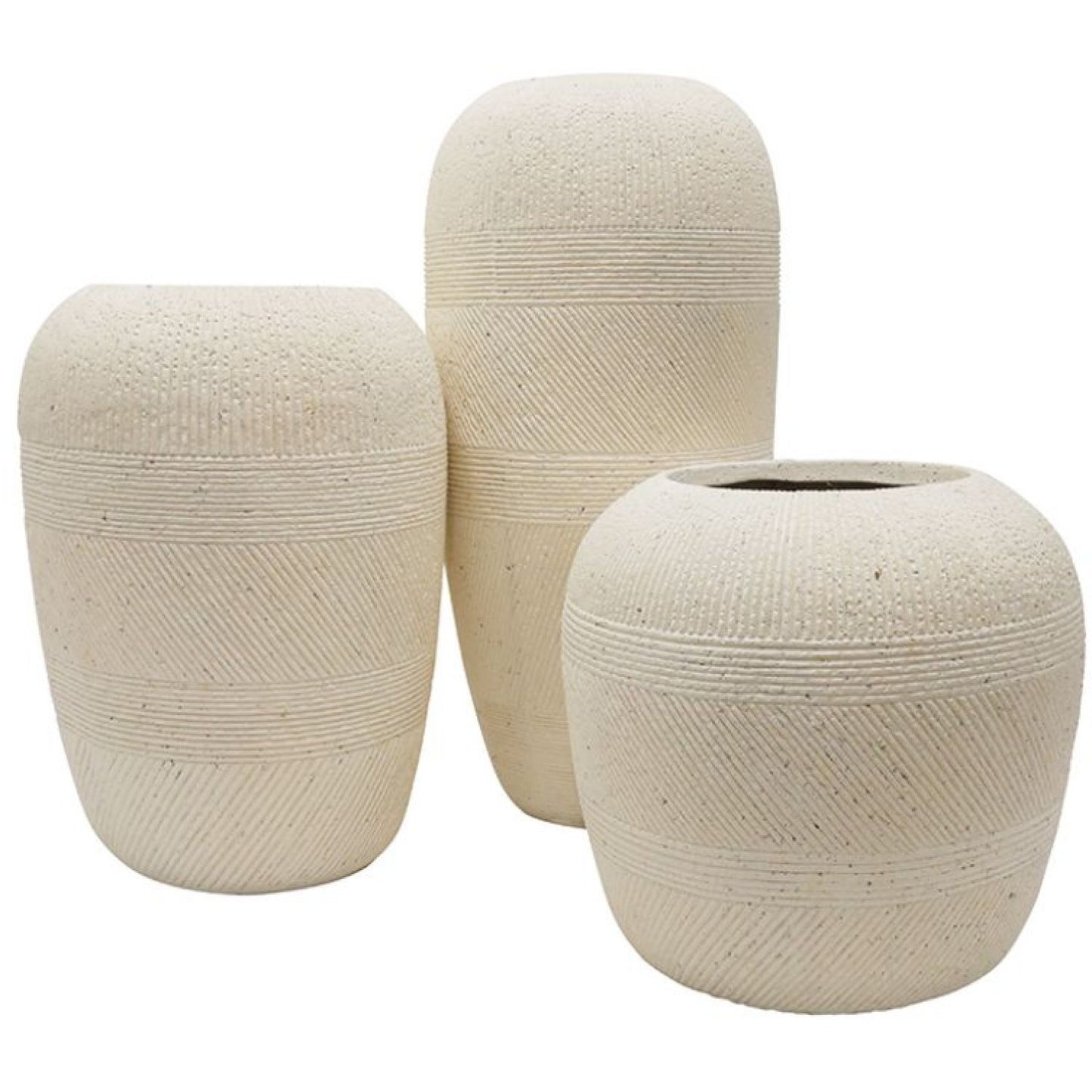 Azure Mgo Planter - Chalk