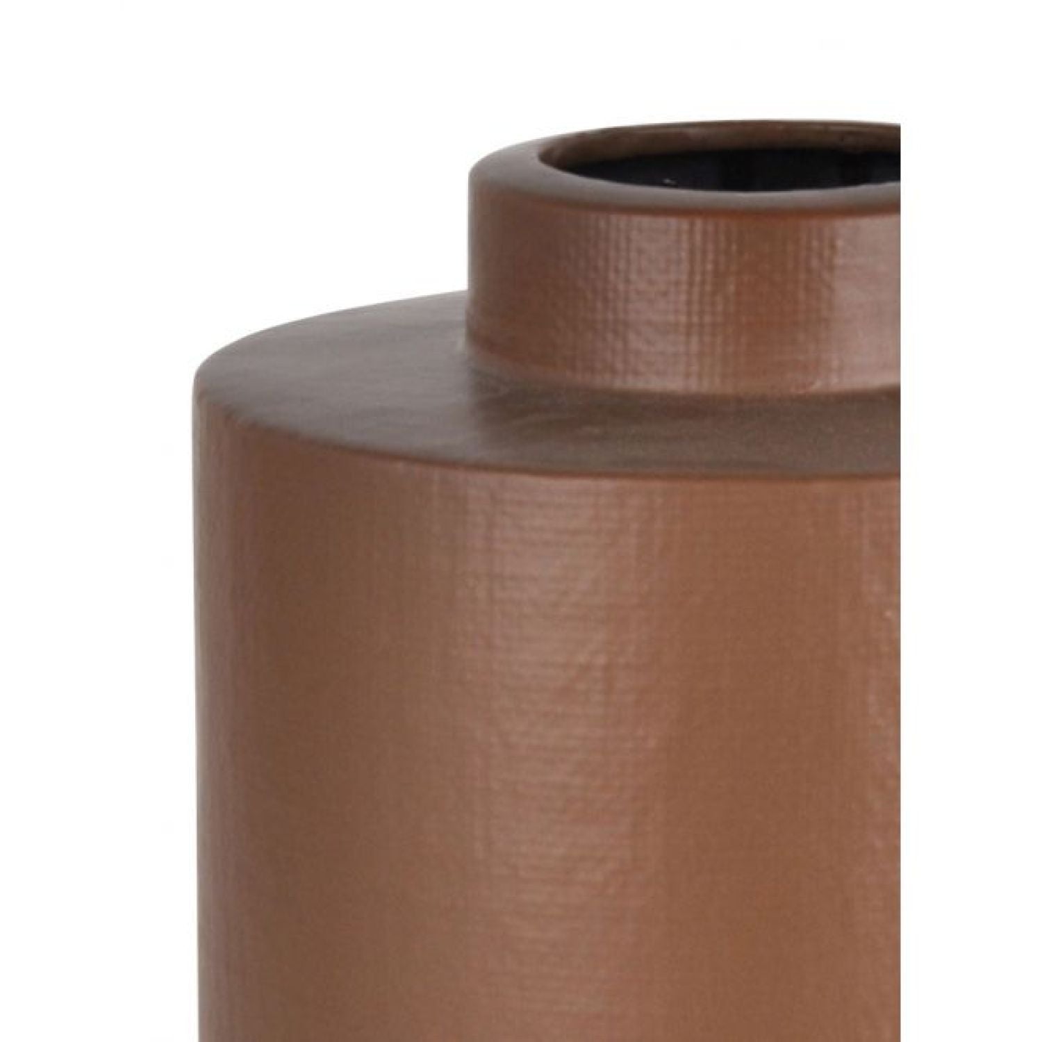 Hinata Ceramic Vase - Tabacco