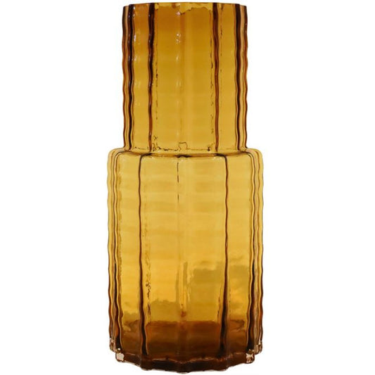 Greer Glass Vase - Amber