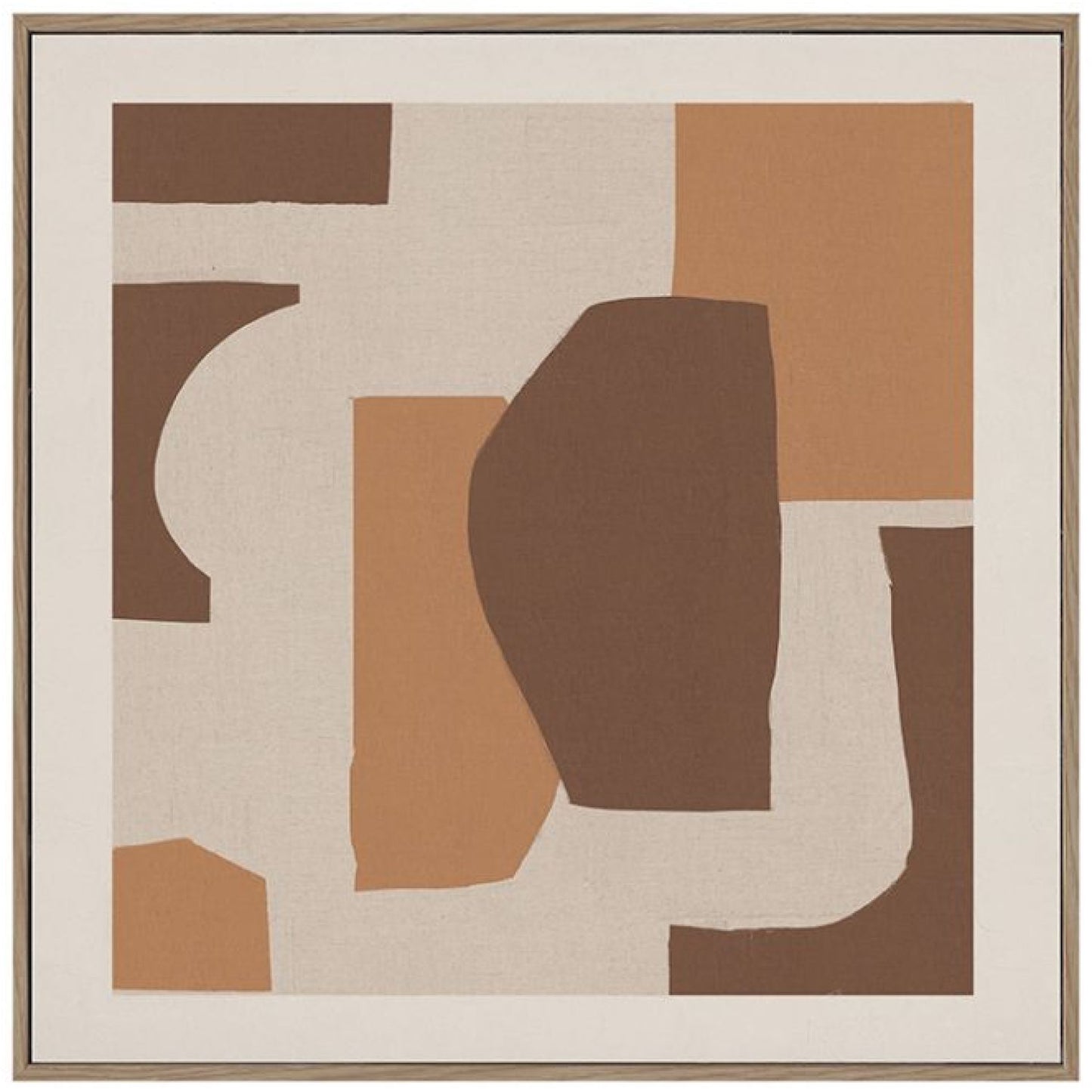 Earthern a Framed Art - Natural
