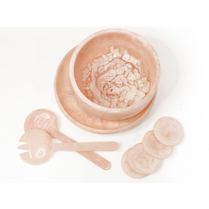 Aura Resin Bowl - Milky White