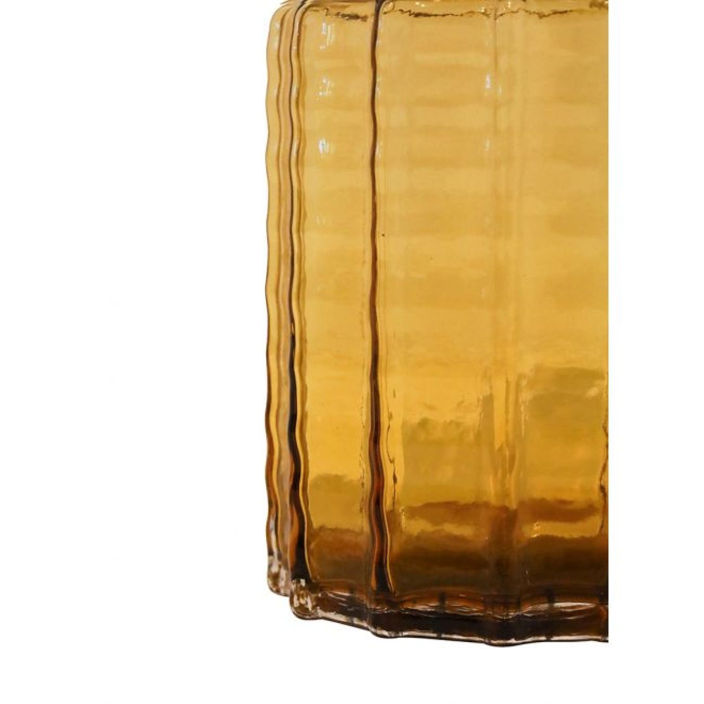 Greer Glass Vase - Amber