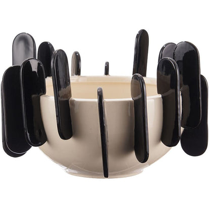 Siena Ceramic Bowl - Black &amp; White