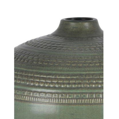 Haruto Ceramic Vase - Forest Green