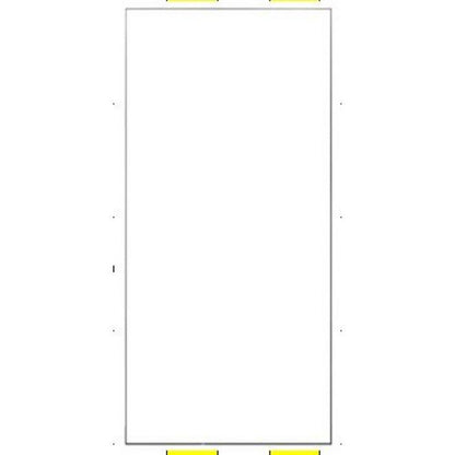 Jarred Rect Floor Mirror - Black — view 2