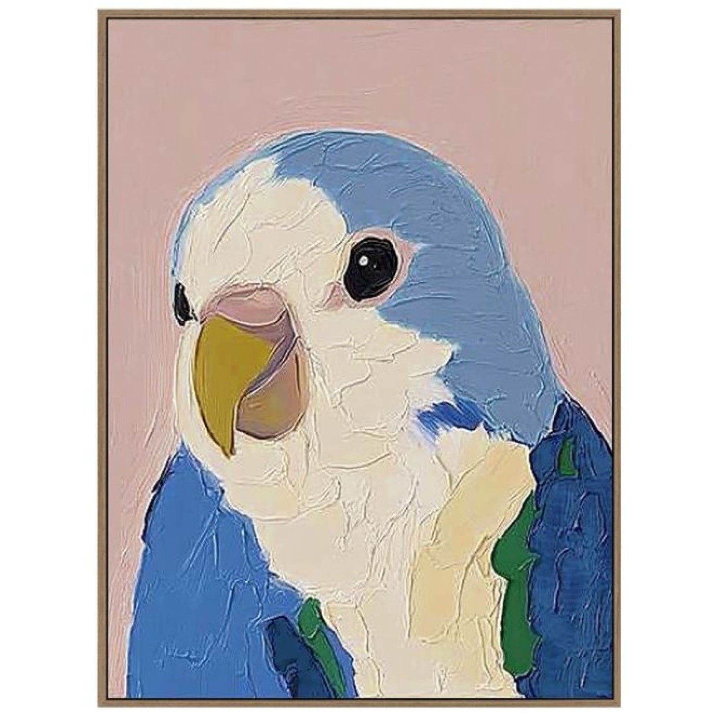 Peppi a Framed Canvas - Oak — view 2