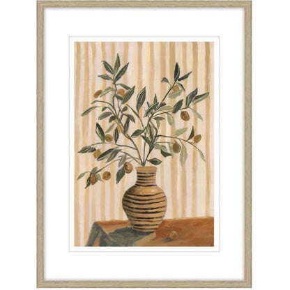 Olive Branch a Glass Framed Art - Wood Loo — view 2