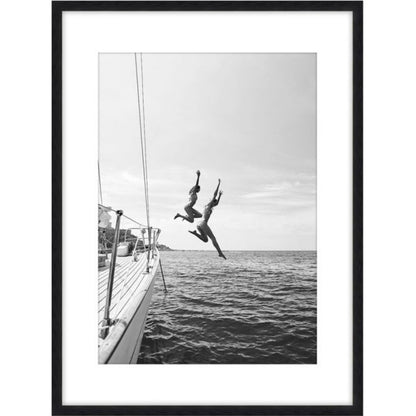 Beach Babes a Glass Framed Art - Black Fra — view 2