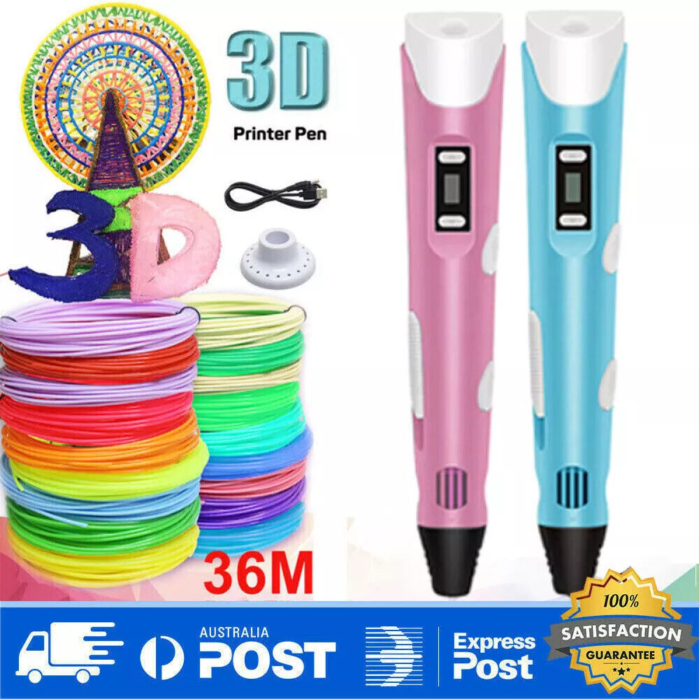 🎨 InnoSketch™ 3D Pen LED Display Electronic