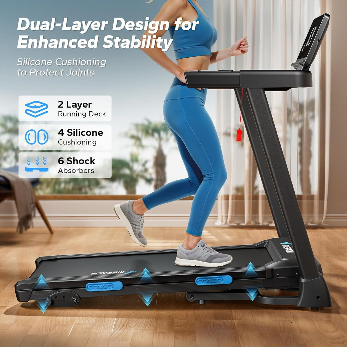 MERACH T12 Incline Treadmill view 7