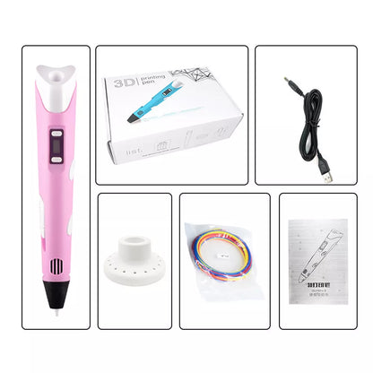 🎨 InnoSketch™ 3D Pen LED Display Electronic