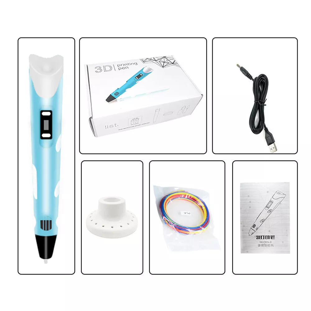 🎨 InnoSketch™ 3D Pen LED Display Electronic