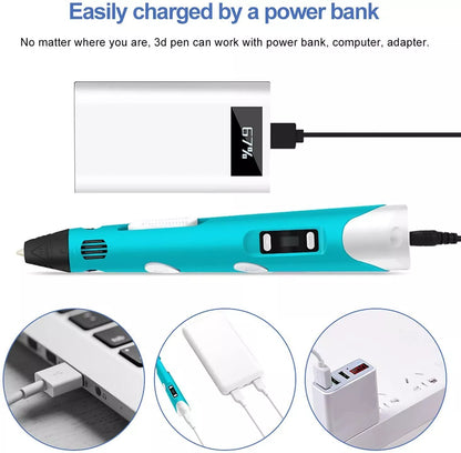 🎨 InnoSketch™ 3D Pen LED Display Electronic