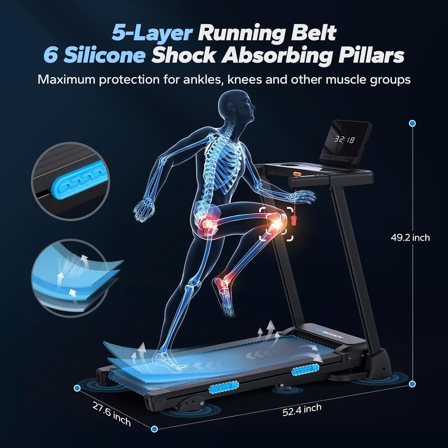 MERACH T12 Incline Treadmill view 15