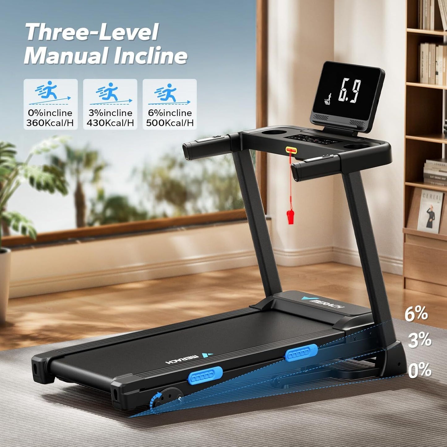 MERACH T12 Incline Treadmill view 6