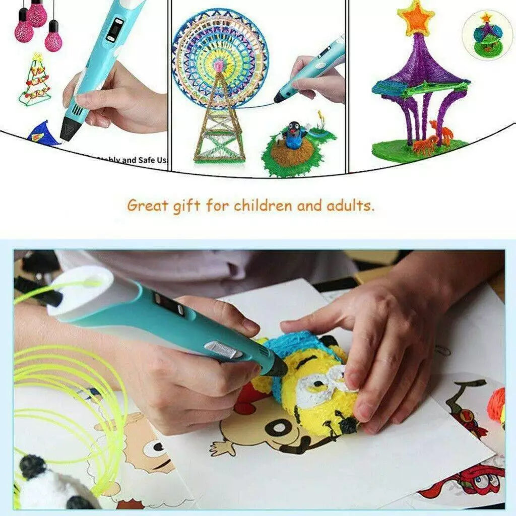 🎨 InnoSketch™ 3D Pen LED Display Electronic