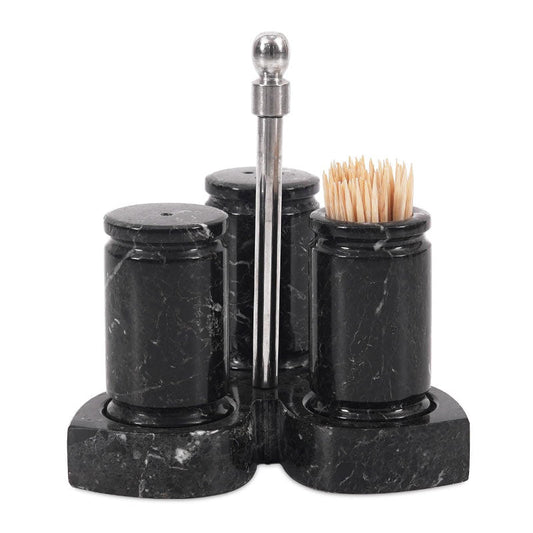 Marble Salt and Pepper with tray