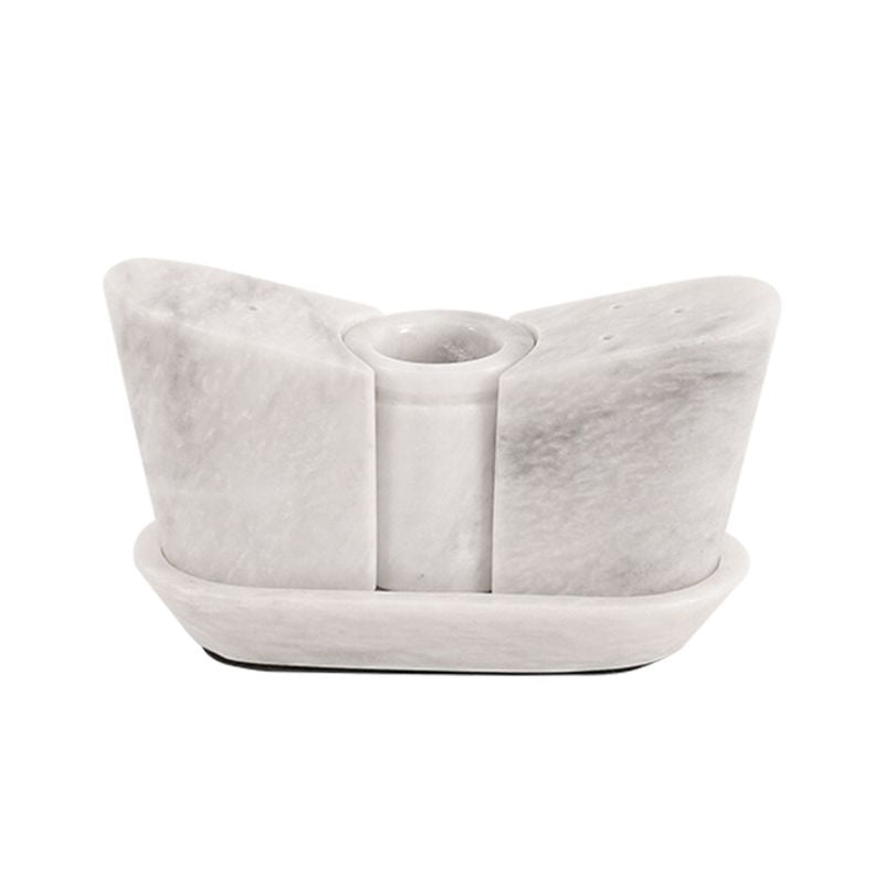 Marble Salt and Pepper with Tray