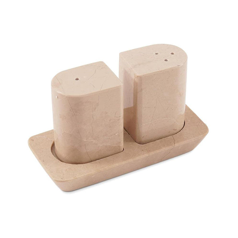 Marble Salt and Pepper with tray