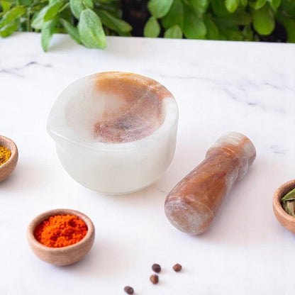 Marble Mortar & Pestle