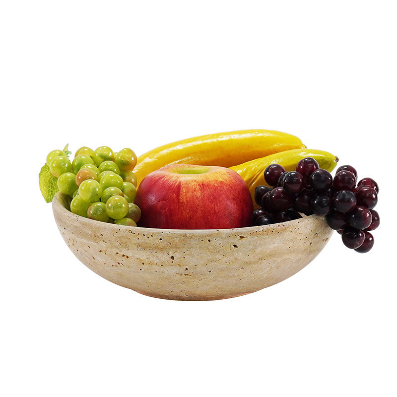 Marble Round Fruit Bowl
