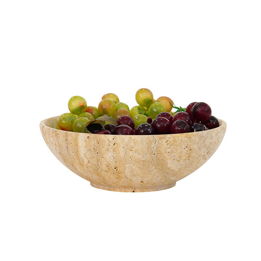 Marble Round Fruit Bowl