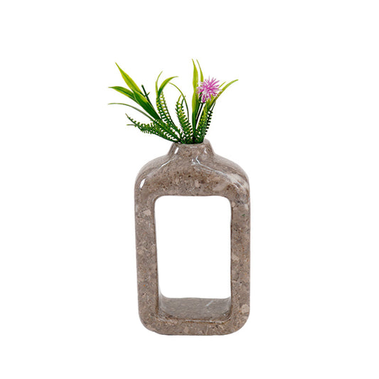 Marble Rectangle Vase - Small