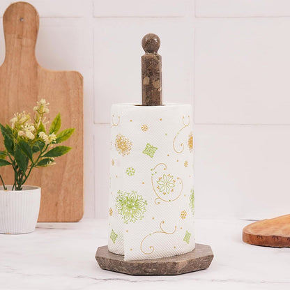 Marble Paper Towel Holder - Star