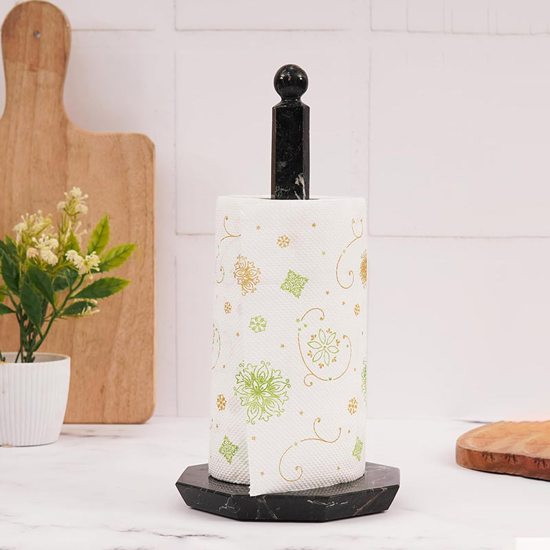 Marble Paper Towel Holder - Star