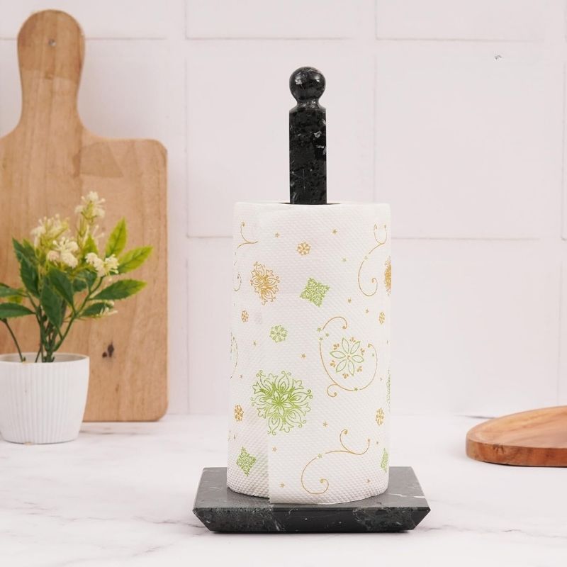 Marble Paper Towel Holder - Square