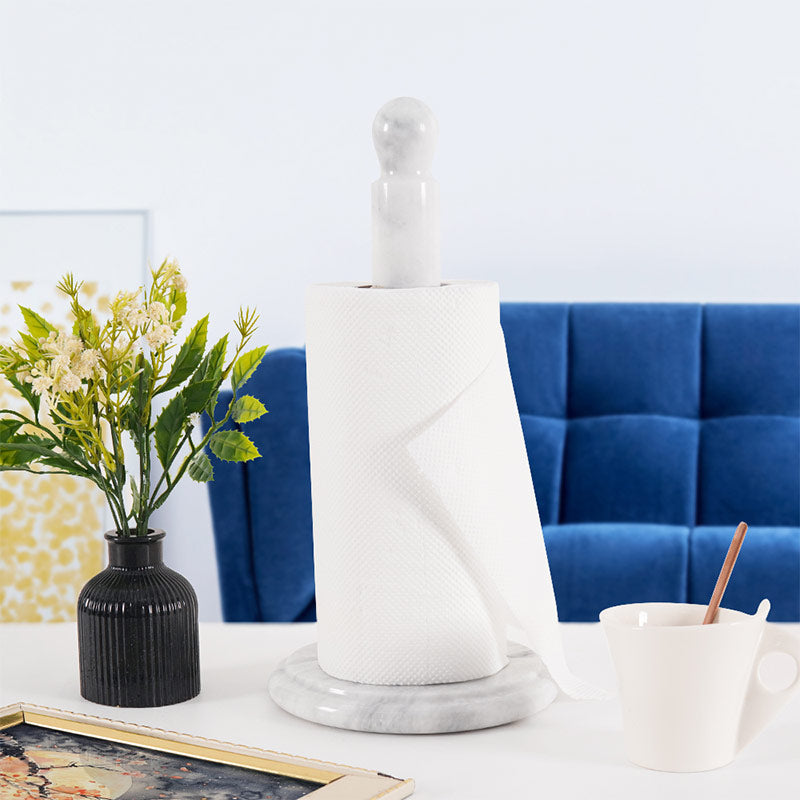 Marble Paper Towel Holder