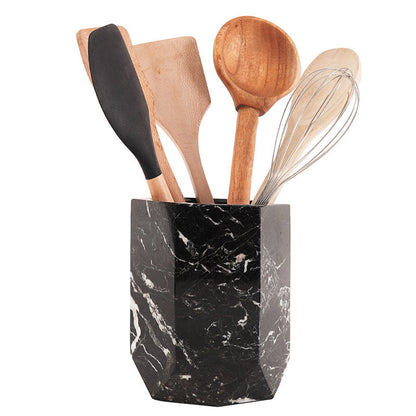 Marble Hexagon Utensil Holder
