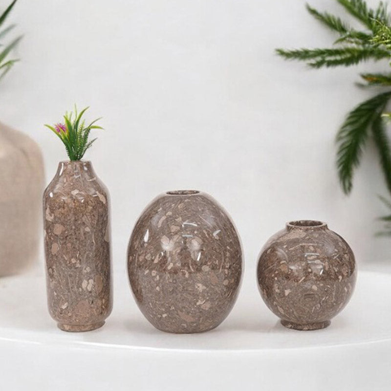 Marble Trio Harmony Vases