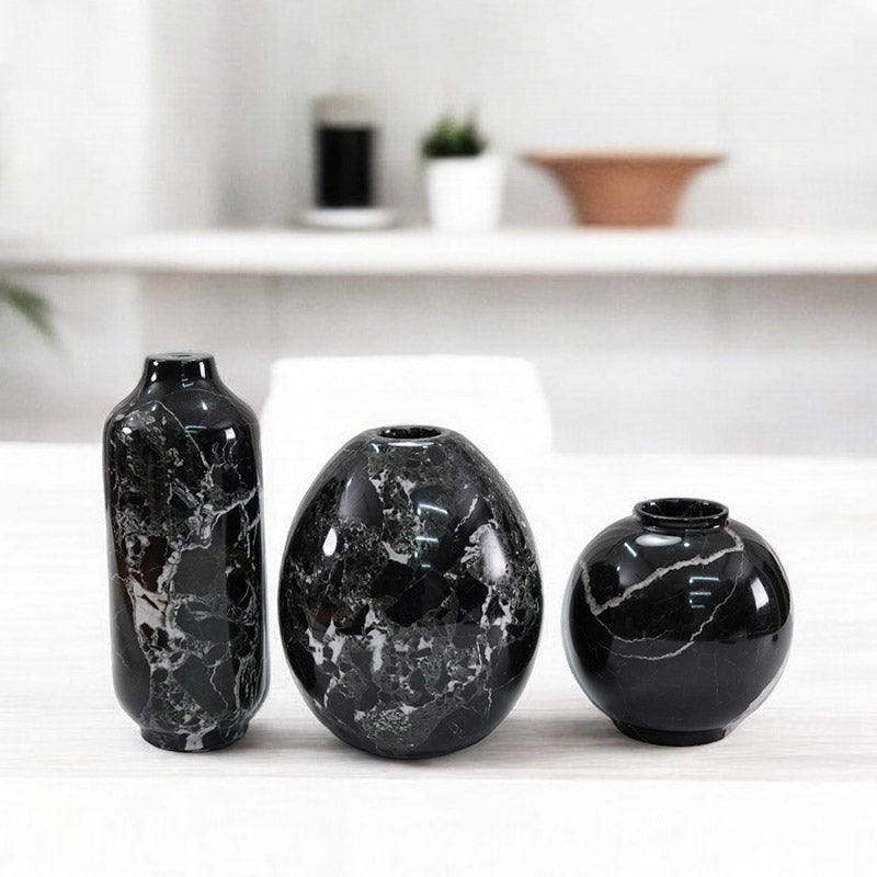 Marble Trio Harmony Vases