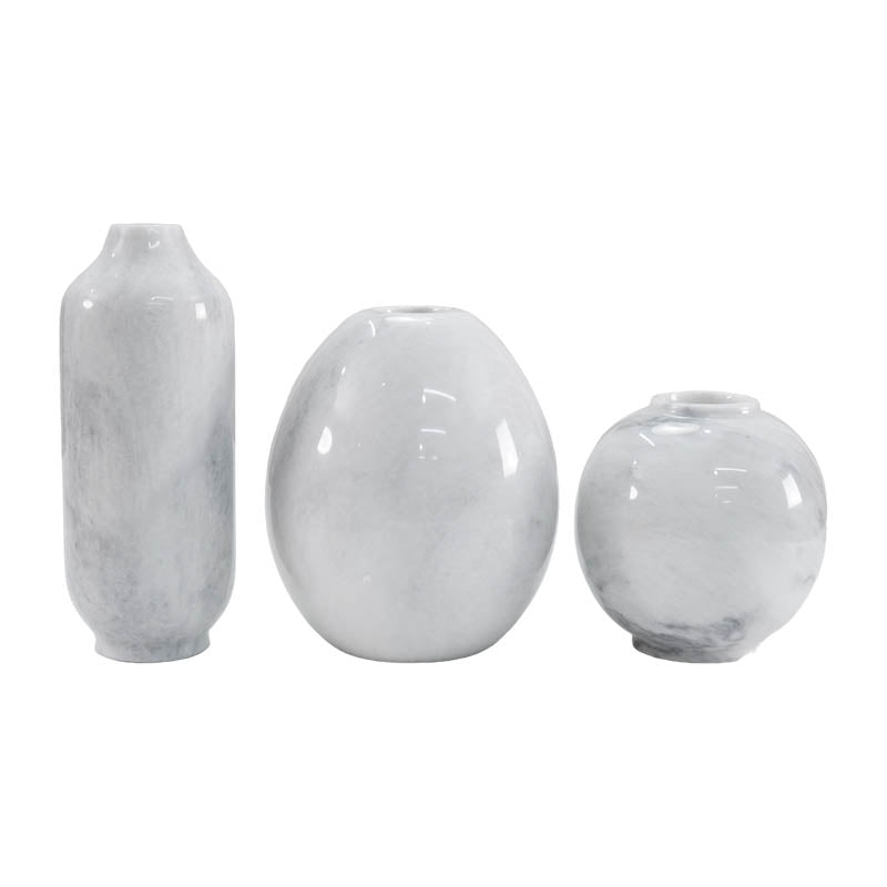 Marble Trio Harmony Vases