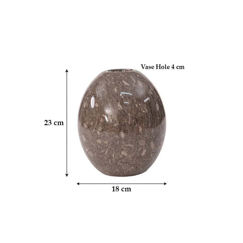Marble Egg Vase