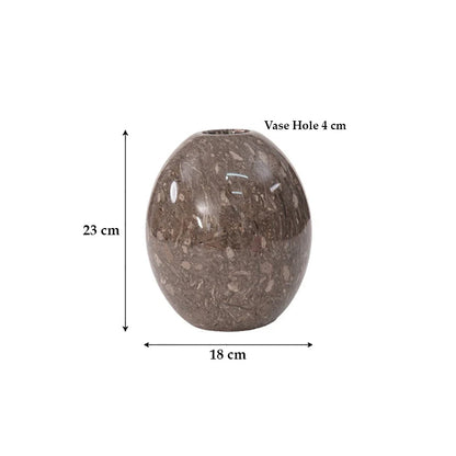 Marble Egg Vase