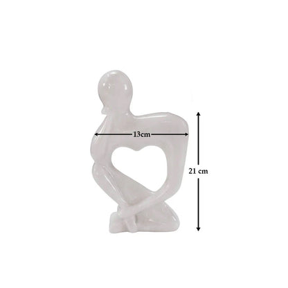 Marble Thinking Lady Vase