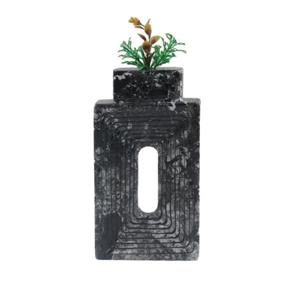 Marble Square Vase - Big