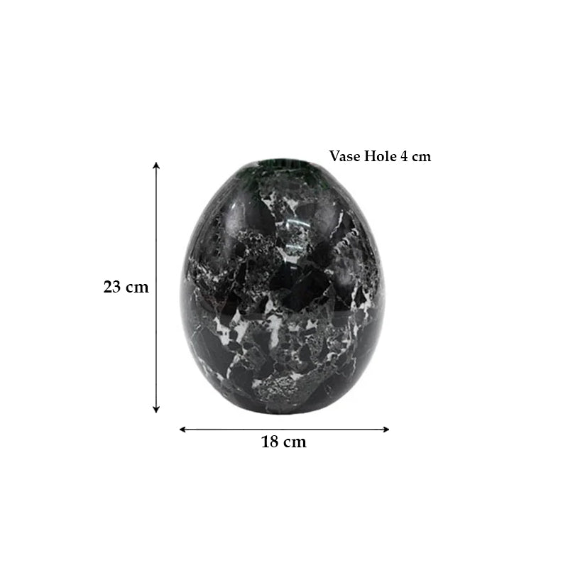 Marble Egg Vase