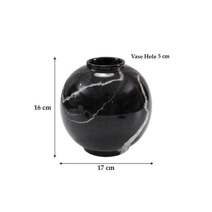Marble Fish Bowl Vase
